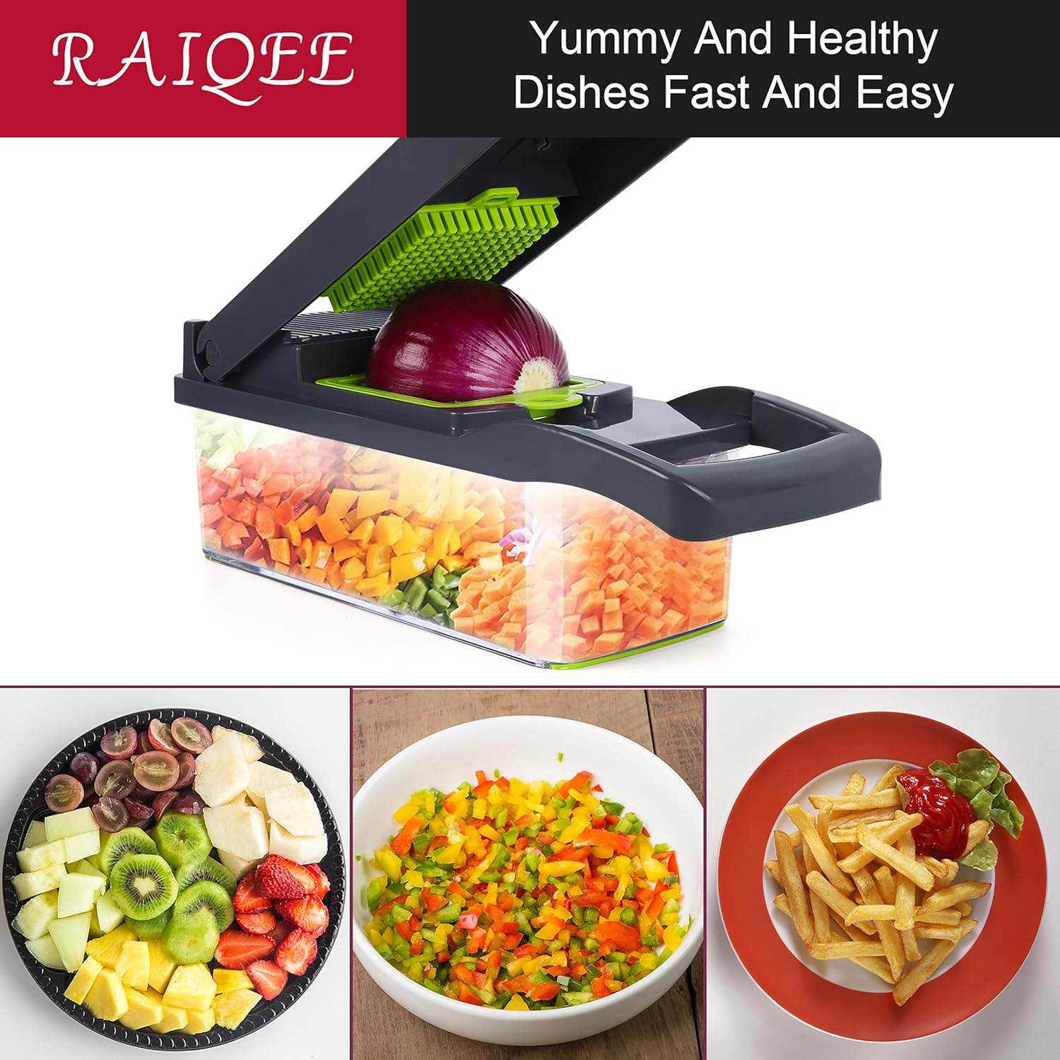 10-in-1 Vegetable Cutter Chopper and Slicer