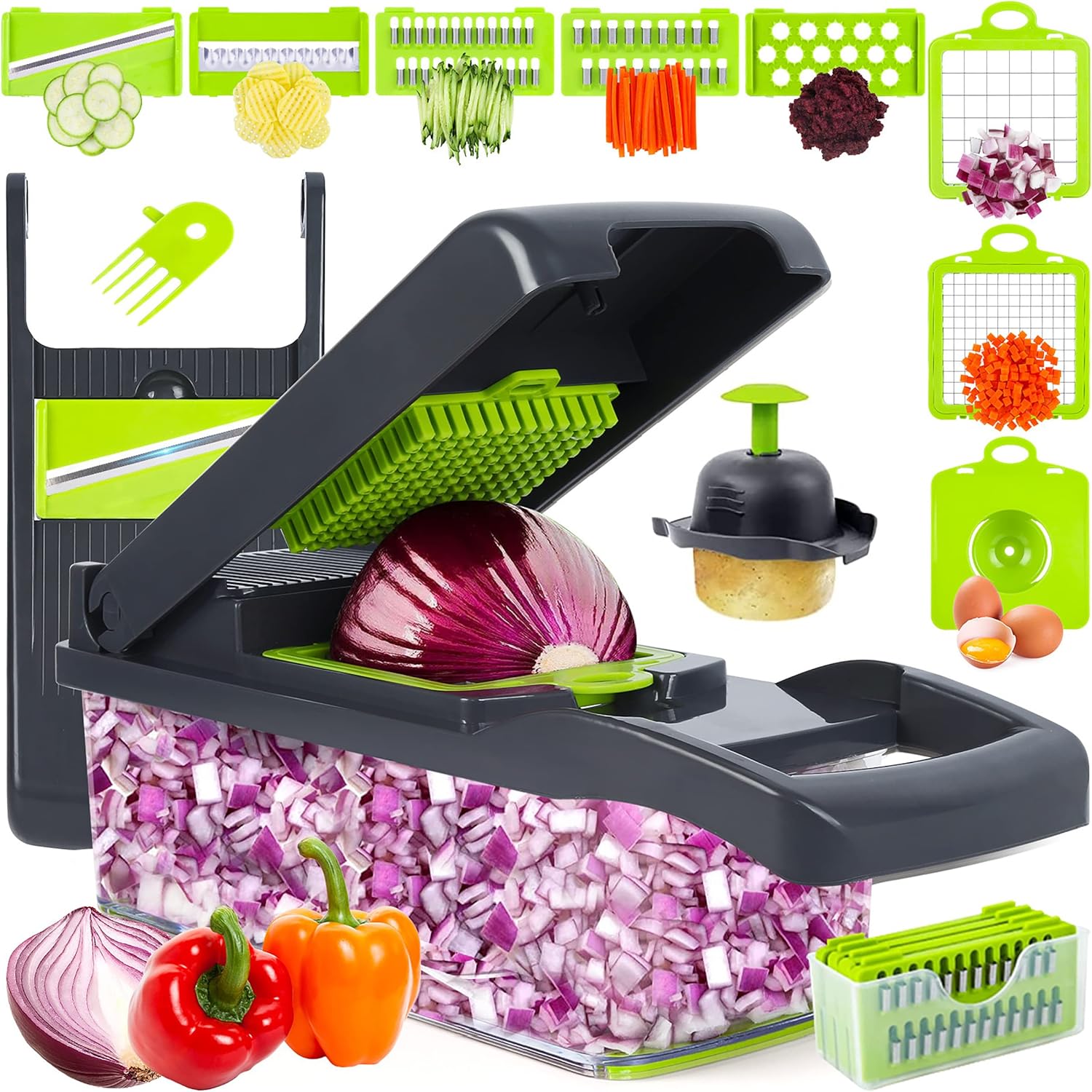 10-in-1 Vegetable Cutter Chopper and Slicer