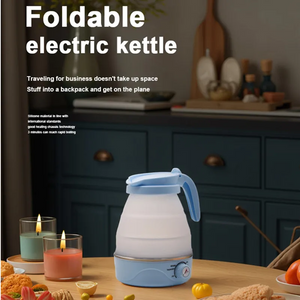 Foldable Electric Travel Kettle | Adjustable Temperature | Portable Teapot | Fast Boil | Perfect for Home & Travel BRELZA
