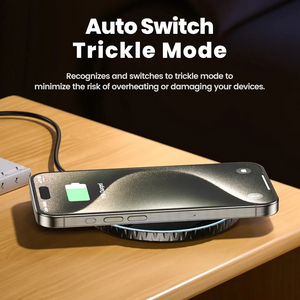 Toocki 15W Wireless Charger Pad | Fast Charging Station for iPhone 15β12 & Samsung S23βS20, AirPods BRELZA