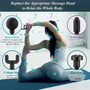 USB Mini Massage Gun Fascia Machine Muscle Relaxation Vibrating Gun Rod Massage Fitness Equipment Neck Grab Fascia Gun BRELZA