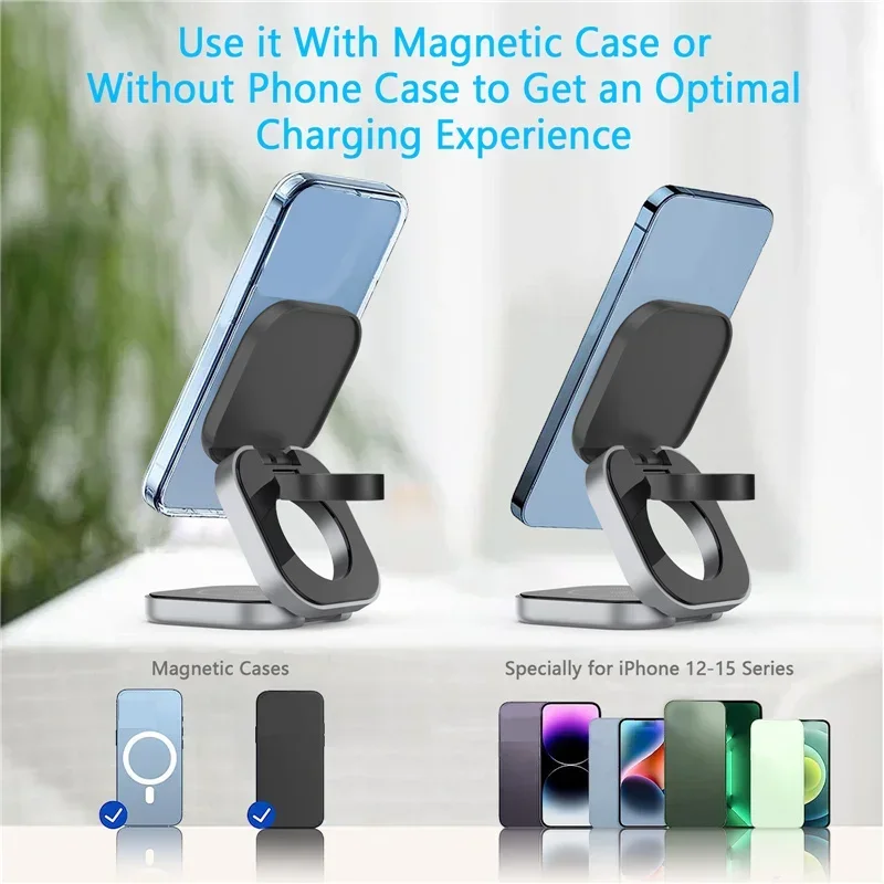 3-in-1 Foldable Magnetic Wireless Charger BRELZA