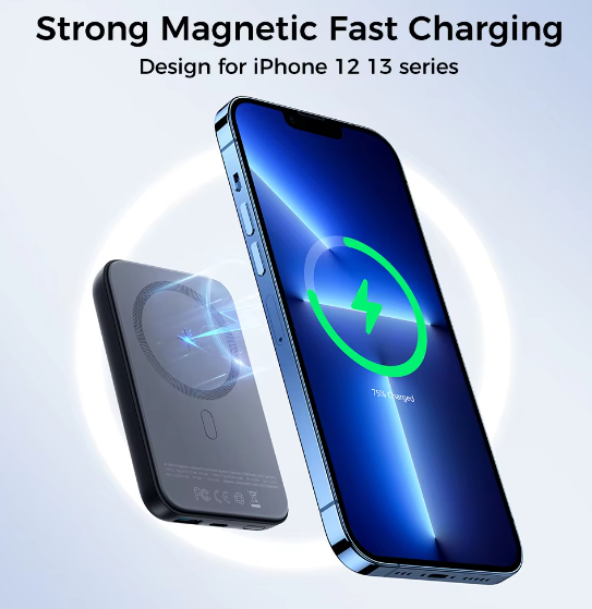 Magnetic Power Bank | Portable Fast Wireless Charger for Apple iPhone
