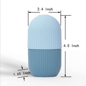 Facial Beauty Ice Roller| Silicone Ice Mold | Skin Tightening, Pore Shrinking & Face Massage Tool BRELZA