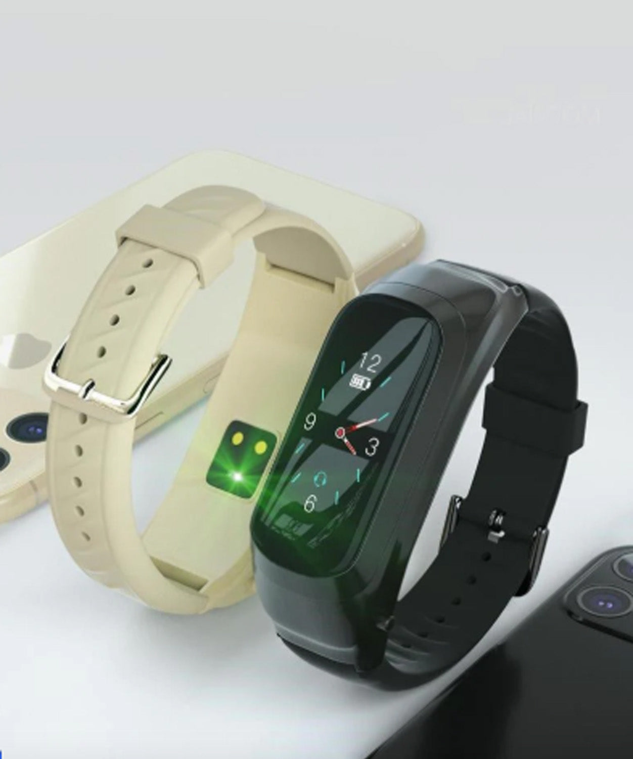 2-in-1 Adult Smart Call Bracelet with Built-In Bluetooth Headset