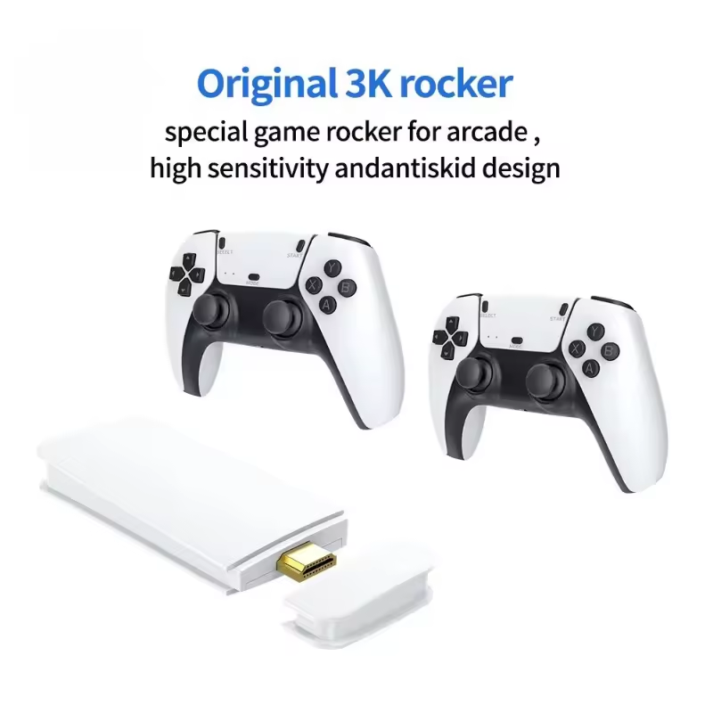 2.4G Wireless Game Console – Retro Games, Dual Controllers & HD Streaming